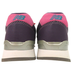 未使用品 ニューバランス WR996 AR スニーカー レトロサーフ レザー 合成繊維 ROSE VIOLET 0067【中古】NEW BALANCE