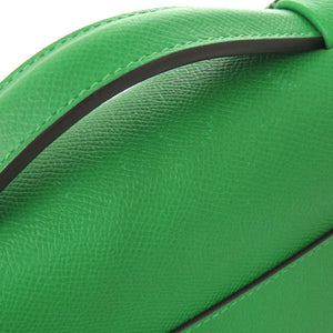 新品同様 エルメス サックアデペッシュ38 ヴォーエプソン バンブー シルバー金具 T刻印 ブリーフケース バッグ 緑 0125 【中古】 HERMES メンズ