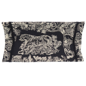 美品 クリスチャンディオール ブックトート スモール トワル ドゥ ジュイ リバース エンブロイダリー M1265ZRGO コットン ブルー ホワイト トートバッグ 0130【中古】Christian Dior