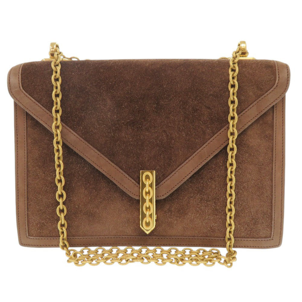 美品 エルメス アルカザール ドブリス ブラウン 〇E刻印(1975年製) ショルダーバッグ 0156【中古】HERMES