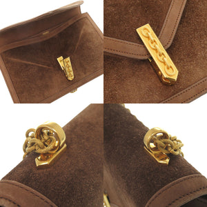 美品 エルメス アルカザール ドブリス ブラウン 〇E刻印(1975年製) ショルダーバッグ 0156【中古】HERMES