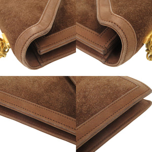 美品 エルメス アルカザール ドブリス ブラウン 〇E刻印(1975年製) ショルダーバッグ 0156【中古】HERMES