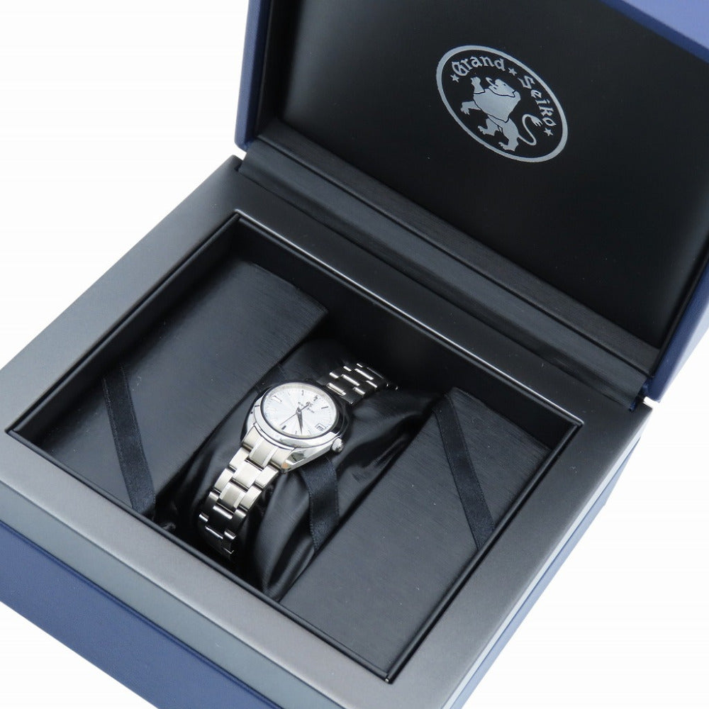 新品同様 セイコー グランドセイコー エレガンス コレクション チタン STGF313 / 4J52-0AG0 クオーツ 腕時計 シルバー文字盤 0166【中古】SEIKO レディース