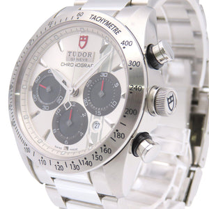 新品同様 チューダー ファストライダー クロノグラフ 自動巻き 腕時計 SS シルバー 0167【中古】Tudor メンズ
