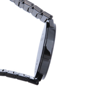 新品同様 ブルガリ クオーツ ブルガリブルガリ ブラックDLCコーティング BB33S 腕時計 SS ブラック 黒文字盤 0175【中古】BVLGARI