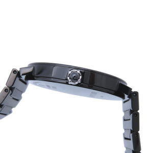 新品同様 ブルガリ クオーツ ブルガリブルガリ ブラックDLCコーティング BB33S 腕時計 SS ブラック 黒文字盤 0175【中古】BVLGARI