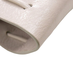 美品 メゾン マルジェラ Tabi タビ バゲットバッグ S56WG0113 ショルダーバッグ レザー ホワイト 0181【中古】Maison Margiela