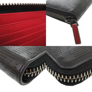 新品同様 クリスチャンルブタン PANETTONE ラウンドファスナー 長財布 Wallet 1235147 レザー ブラック 0190【中古】Christian Louboutin