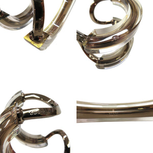 グッチ クリア バングル プラスティック シャンパンゴールド 0191【中古】GUCCI