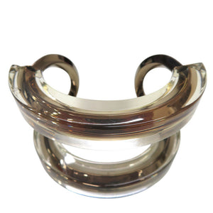 グッチ クリア バングル プラスティック シャンパンゴールド 0191【中古】GUCCI