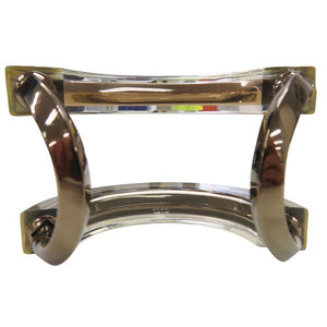 グッチ クリア バングル プラスティック シャンパンゴールド 0191【中古】GUCCI