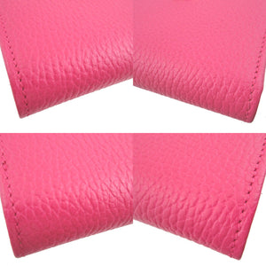 新品同様 グッチ 772738 GGマーモント レザー ピンク 2つ折り財布 財布 0193【中古】GUCCI