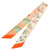 美品 エルメス ツイリー LES FOLIES DU CIEL 大空の狂気 オレンジ シルク スカーフ 0210 【中古】 HERMES