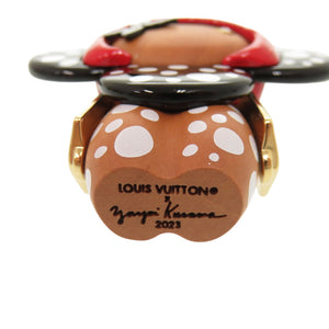 新品同様 ルイ ヴィトン LV×YK ポルトクレ ヴィヴィエンヌ インフィニティドット 草間彌生 M01145 キーホルダー ブラック ホワイト LV 0268 【中古】 LOUIS VUITTON