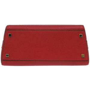 新品同様 ヴァレクストラ 2WAY トリエンナーレ スモール レザー レッド ハンドバッグ 赤 0271【中古】Valextra