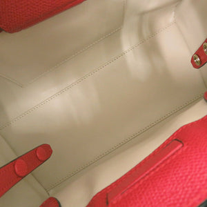 新品同様 ヴァレクストラ 2WAY トリエンナーレ スモール レザー レッド ハンドバッグ 赤 0271【中古】Valextra