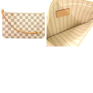 ルイ ヴィトン ネヴァーフルGM ポーチ付き ダミエ アズール N41360 トートバッグ LV 0289 【中古】 LOUIS VUITTON