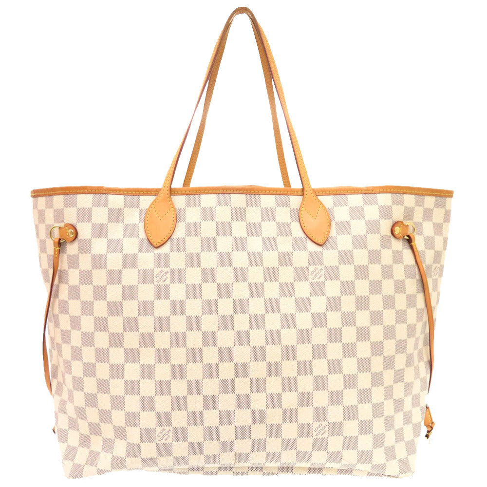ルイ ヴィトン ネヴァーフルGM ポーチ付き ダミエ アズール N41360 トートバッグ LV 0289 【中古】 LOUIS VUITTON