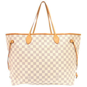 ルイ ヴィトン ネヴァーフルGM ポーチ付き ダミエ アズール N41360 トートバッグ LV 0289 【中古】 LOUIS VUITTON