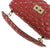 美品 ヴァレンティノ ガラヴァーニ チェーンショルダー ロックスタッズ VALENTINO x MONCLER ナイロン レッド ハンドバッグ 赤 0306【中古】Valentino Garavani
