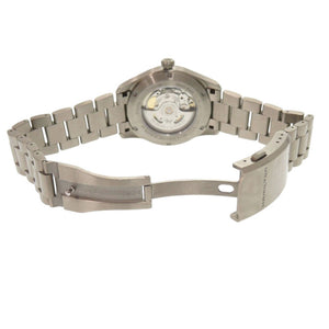 新品同様 ハミルトン カーキ フィールド チタニウム 裏スケ H70205140 ネイビー 自動巻き 腕時計 0317【中古】HAMILTON