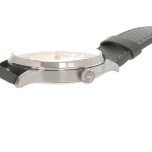 未使用 ティソ ヘリテージ1938 クロノメーター T142.464.16.332.00 ピンク文字盤 グレー SS レザー 自動巻き 腕時計 0318【中古】TISSOT