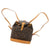 美品 ルイ ヴィトン ミニモンスリ モノグラム M51137 ブラウン リュックサック デイパック LV 0343【中古】LOUIS VUITTON