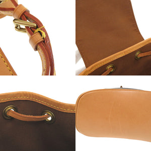 美品 ルイ ヴィトン ミニモンスリ モノグラム M51137 ブラウン リュックサック デイパック LV 0343【中古】LOUIS VUITTON