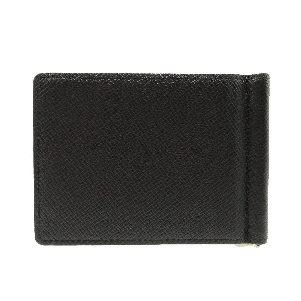 新品同様 ルイ ヴィトン マネークリップ ポルトフォイユ パンス M62978 カードケース タイガ/レザー ブラック LV 0349【中古】LOUIS VUITTON
