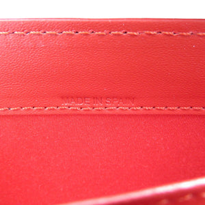 未使用 クリスチャンルブタン パネトーネ 1165044 レザー スパイク スタッズ ブラウン 長財布 0350【中古】Christian Louboutin