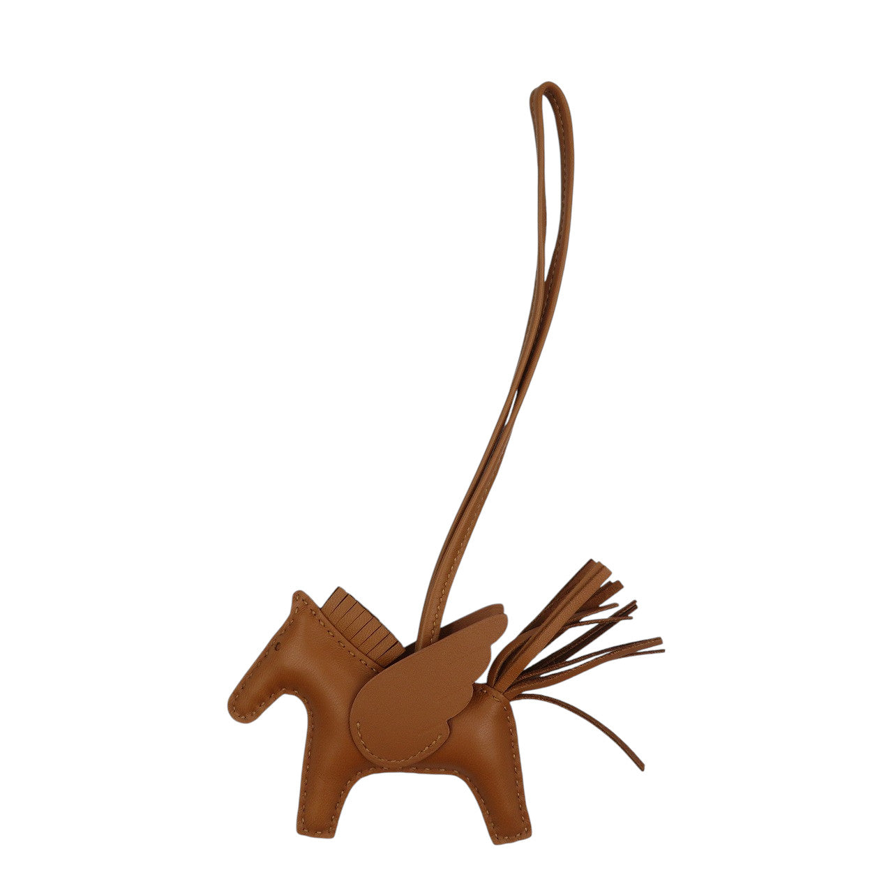 美品 エルメス ロデオペガサスPM アニョーミロ ゴールド B刻印 バッグチャーム 0352【中古】HERMES