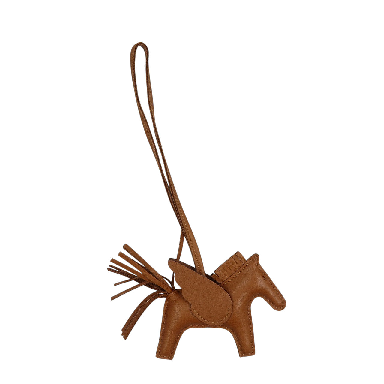 美品 エルメス ロデオペガサスPM アニョーミロ ゴールド B刻印 バッグチャーム 0352【中古】HERMES