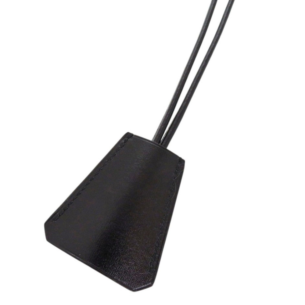 新品同様 エルメス クロシェット ネックレス ボックスカーフ ブラック 黒 0358【中古】HERMES