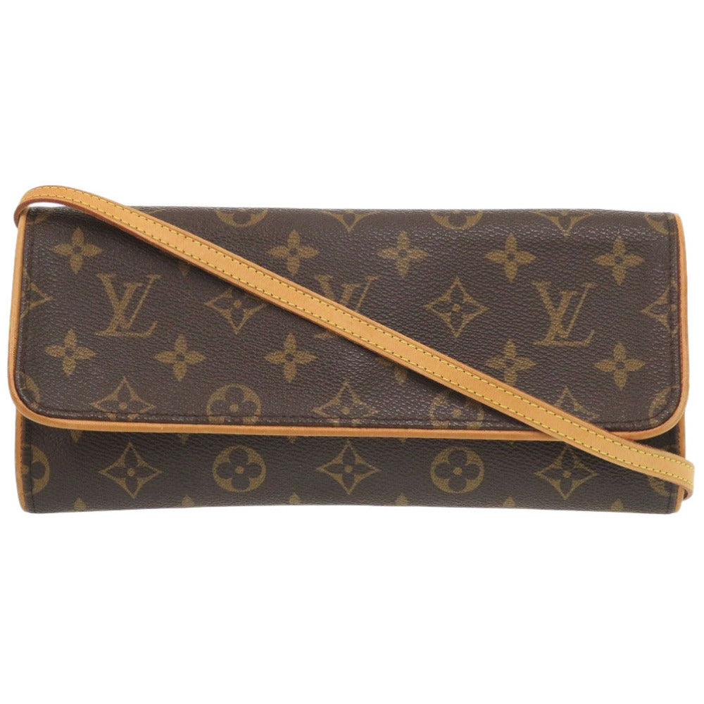 ルイ ヴィトン ポシェットツインGM モノグラム M51852 ショルダーバッグ LV 0382【中古】LOUIS VUITTON
