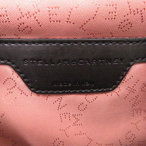 新品同様 ステラマッカートニー ファラベラ スタースタッズ ジップアラウンド ポリエステル ブラック リュック デイパック 黒 0386【中古】Stella McCartney