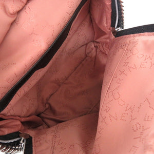 新品同様 ステラマッカートニー ファラベラ スタースタッズ ジップアラウンド ポリエステル ブラック リュック デイパック 黒 0386【中古】Stella McCartney