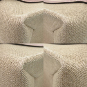 未使用 クロエ WOODY ウッディ ミディアム トートバッグ CHC22AS383I2690U レザー/リネンキャンバス ブラウン ハンドバッグ 茶 0387【中古】Chloe