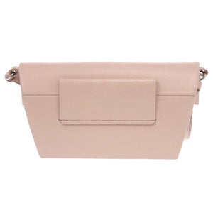 未使用品 メゾン マルジェラ スナッチ S56WF0156 レザー ピンク ショルダーバッグ 0388【中古】Maison Margiela