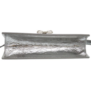 未使用 オフホワイト OWNN014F21LEA0037200 レザー シルバー ショルダーバッグ 0390【中古】OFF-WHITE