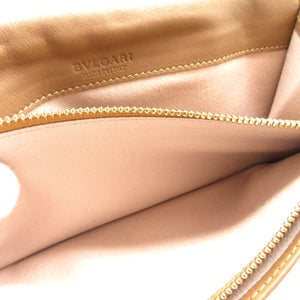 ブルガリ コローレ 長財布 レザー ブラウン 0391【中古】BVLGARI