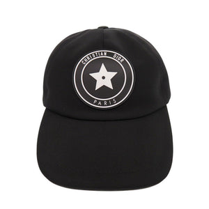 未使用 クリスチャンディオール ディープレイヤー 24BCP922E156 スターラバー キャップ ナイロン コットン ブラック 黒 0394【中古】Christian Dior