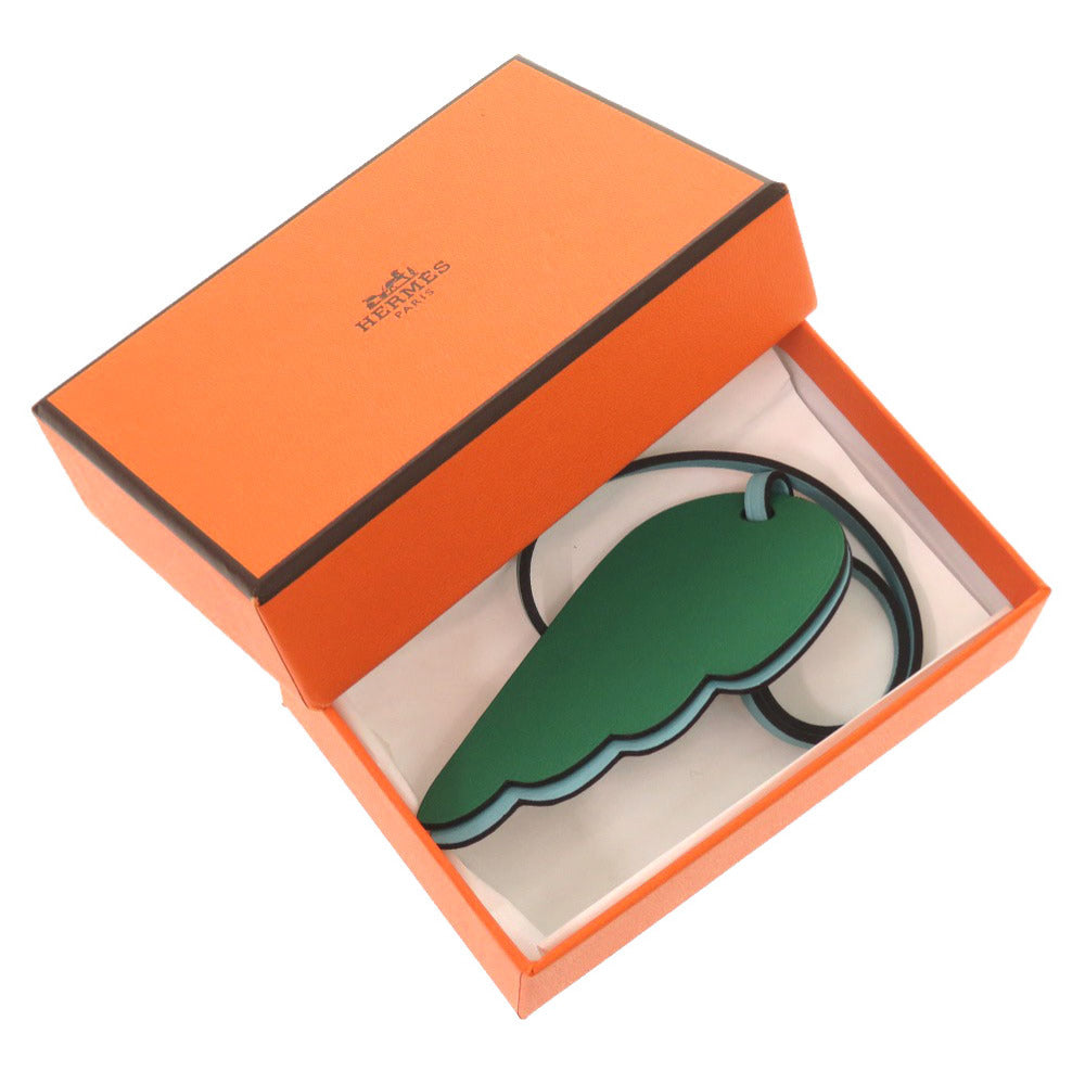 未使用 エルメス フェザーチャーム ヴォースイフト シエル カクタス バッグチャーム 0398 【中古】 HERMES