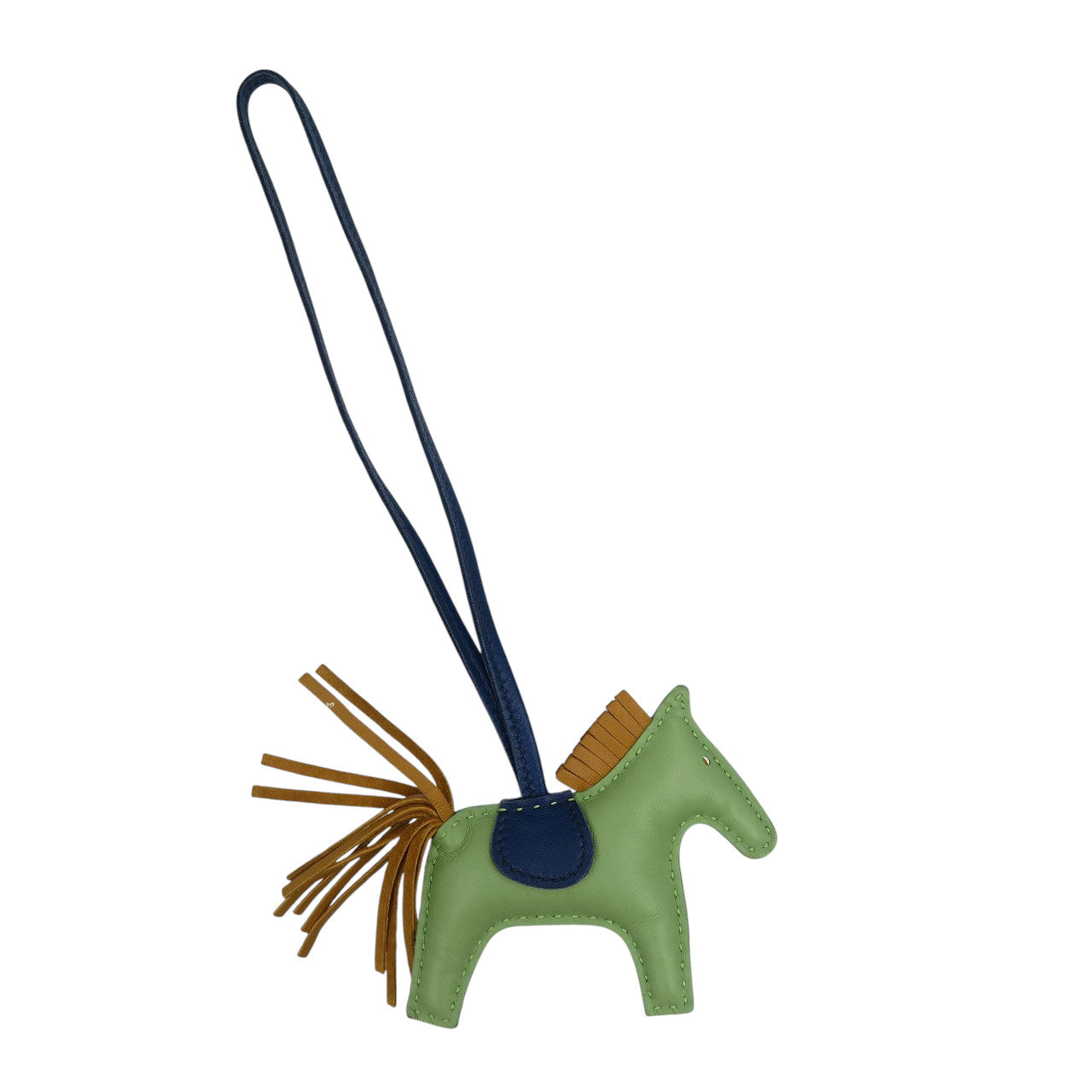 美品 エルメス ロデオPM アニョーミロ ヴェールクリケット セサミ ブルードマルト Y刻印 バッグチャーム【中古】HERMES