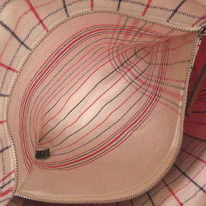 美品 メゾン マルジェラ 5AC S61WG0107 ラバー/レザー/キャンバス レッド トートバッグ 赤 0402【中古】Maison Margiela