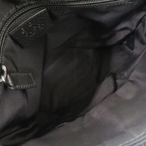 新品同様 グッチ GG 510339 ナイロン ブラック ショルダーバッグ 黒 0435【中古】GUCCI