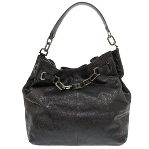 トリーバーチ レザー ブラック ハンドバッグ 黒 ショルダーバッグ 0445【中古】Tory Burch