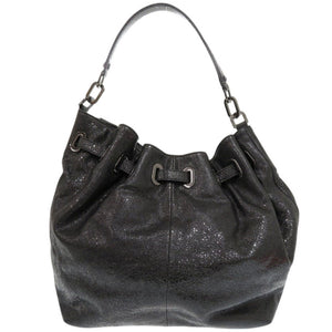 トリーバーチ レザー ブラック ハンドバッグ 黒 ショルダーバッグ 0445【中古】Tory Burch