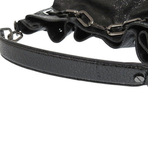 トリーバーチ レザー ブラック ハンドバッグ 黒 ショルダーバッグ 0445【中古】Tory Burch