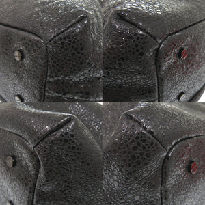 トリーバーチ レザー ブラック ハンドバッグ 黒 ショルダーバッグ 0445【中古】Tory Burch