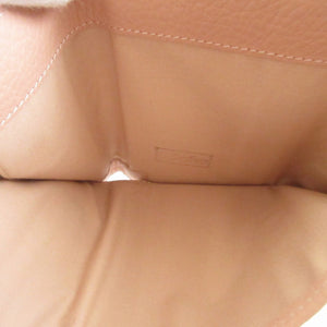 新品同様 クロエ アルファベット ミニ コンパクトウォレット CHC17UP レザー ピンク 3つ折り財布 財布 0484【中古】Chloe